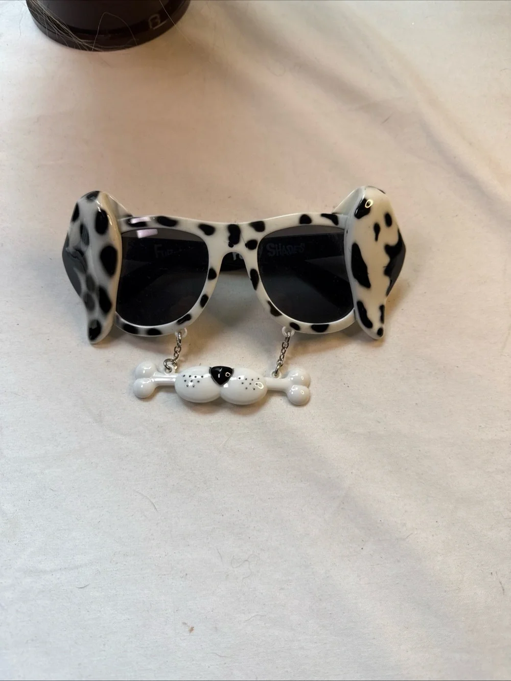 Novelty Dalmatian Dog Sunglasses for Women - Black & White